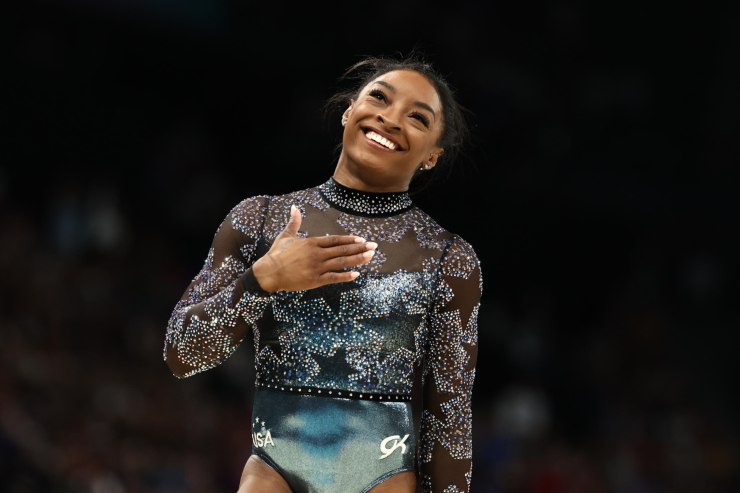 body Simone Biles Oimpiadi Parigi