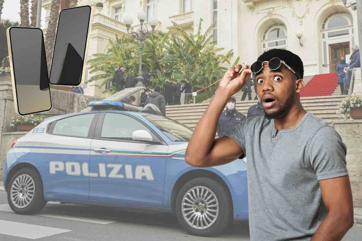 smartphone polizia modello